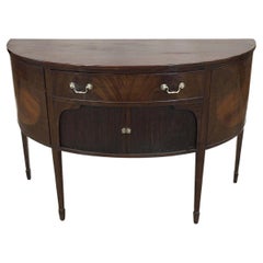 Englisches Hepplewhite Demi-Lune-Sideboard