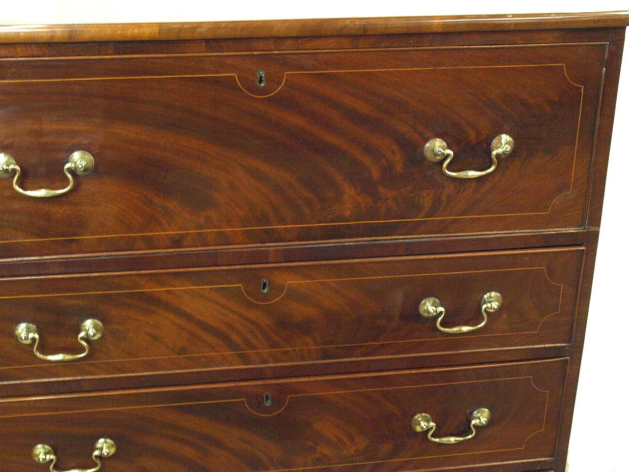 19th Century English Hepplewhite Inlaid Butler's Desk