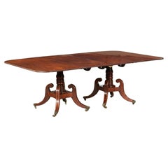 English High Style Regency Padouk Dining Table