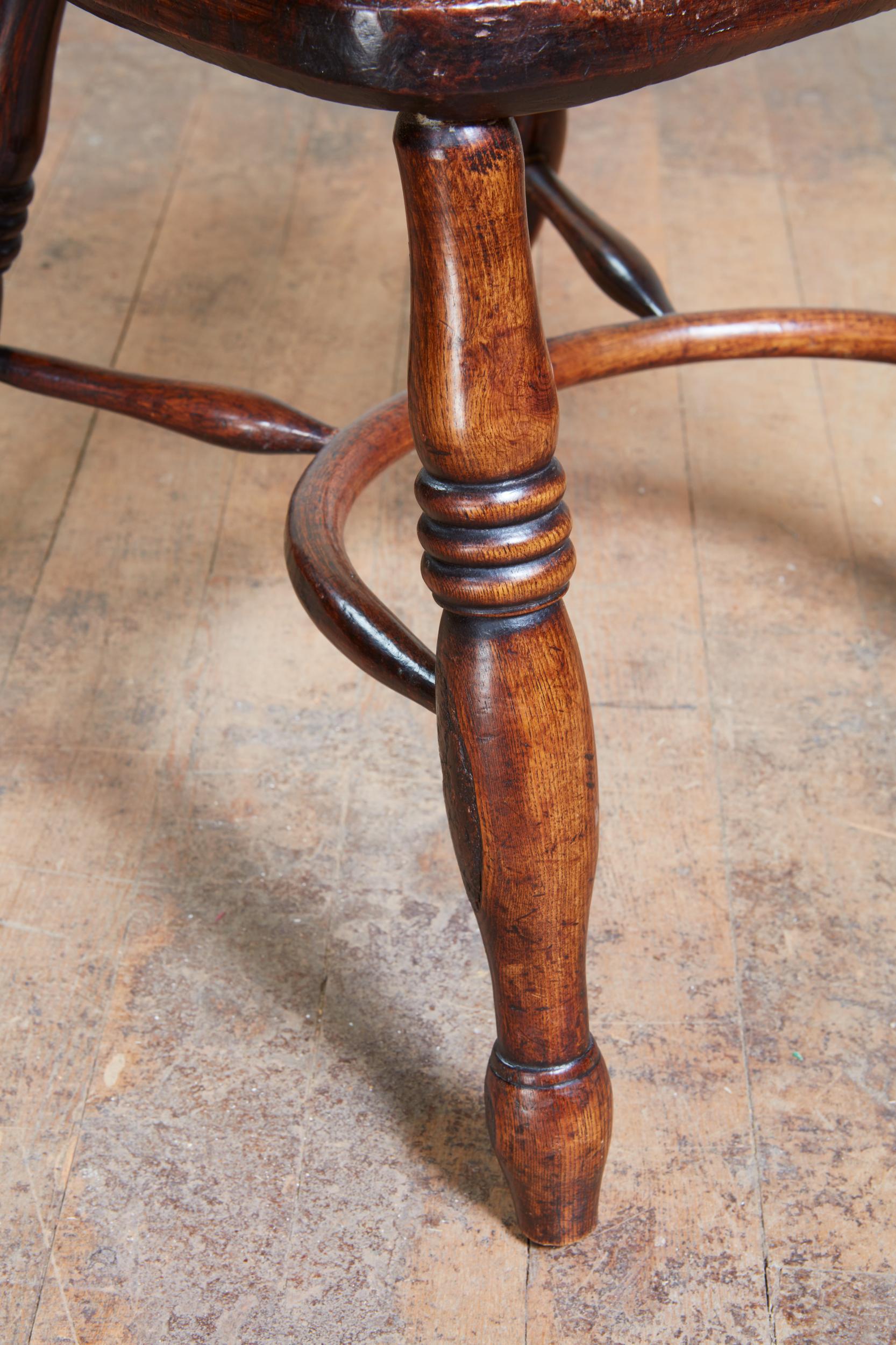 English Hoop Back Windsor Armchair 3