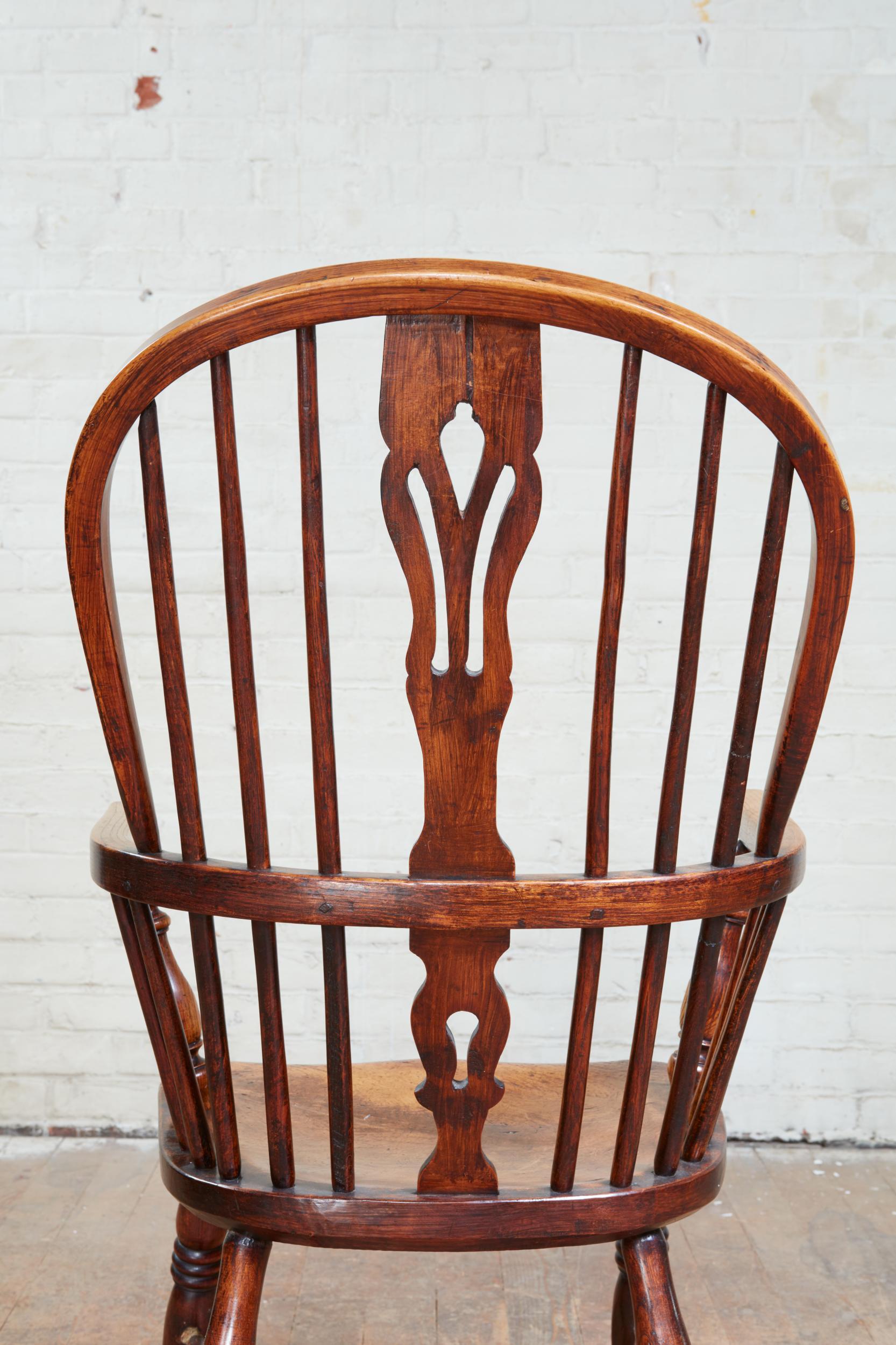 English Hoop Back Windsor Armchair 9