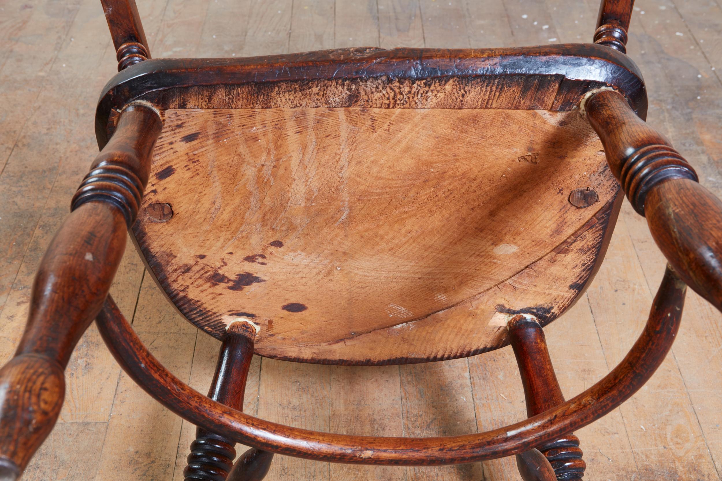 English Hoop Back Windsor Armchair 10