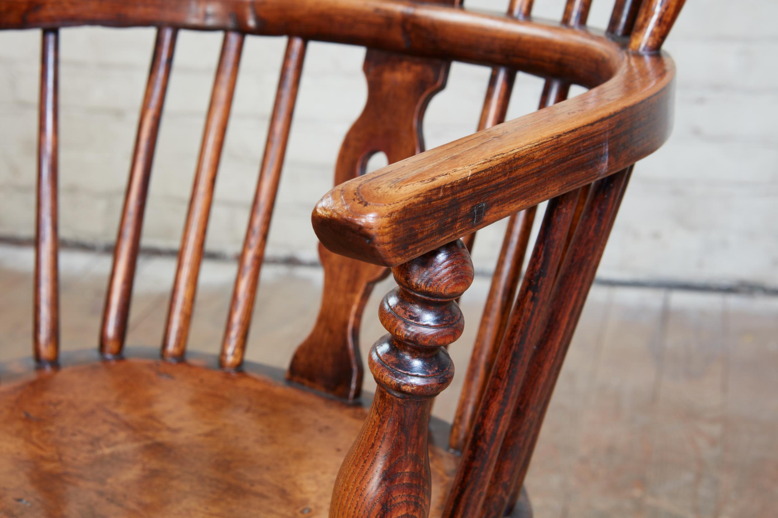 English Hoop Back Windsor Armchair 1