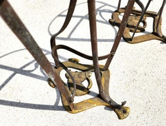Englisch Pferdesattel Wandregal massivem Messing Vintage Pair