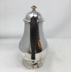 English Hotel Silver Teapot