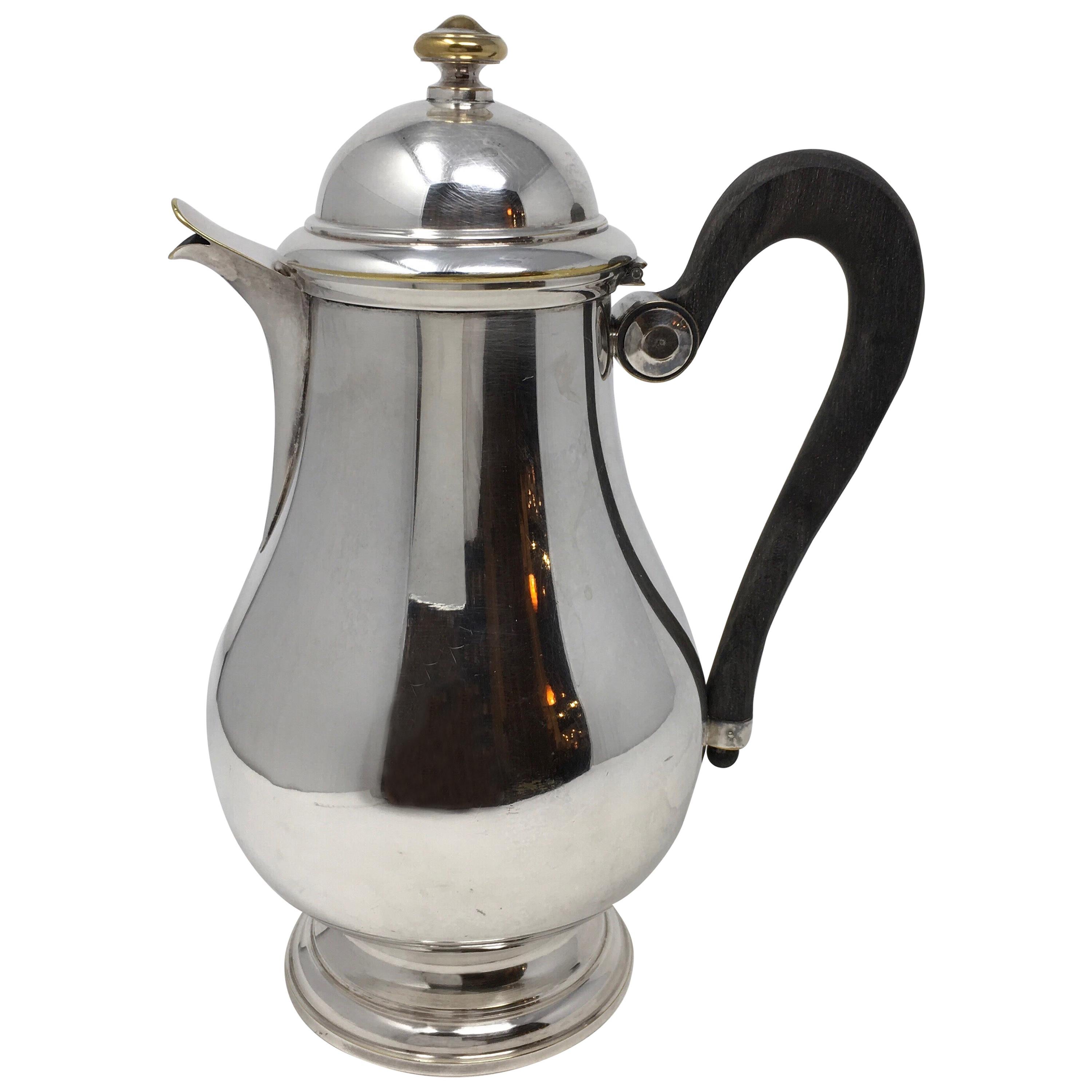 English Hotel Silver Teapot