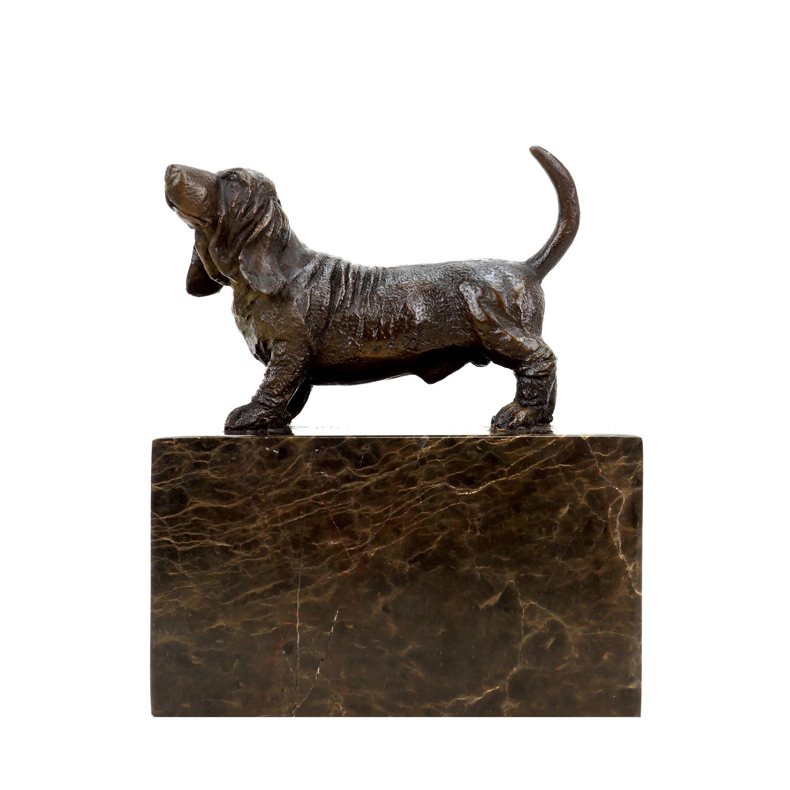 "English Hound", Basset Hound Figurine For Sale