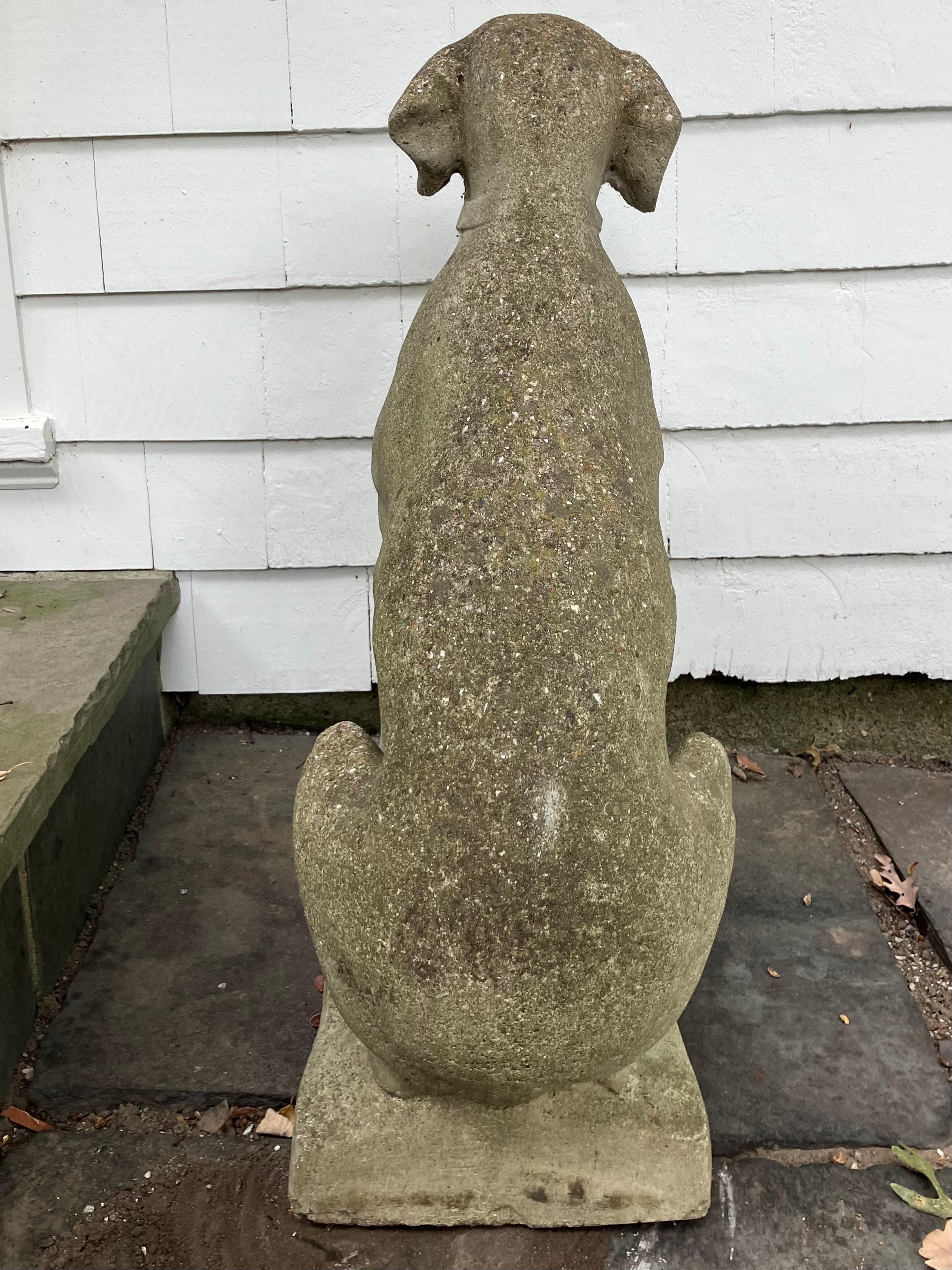 Scultura di cane da caccia inglese In condizioni buone a New York, NY
