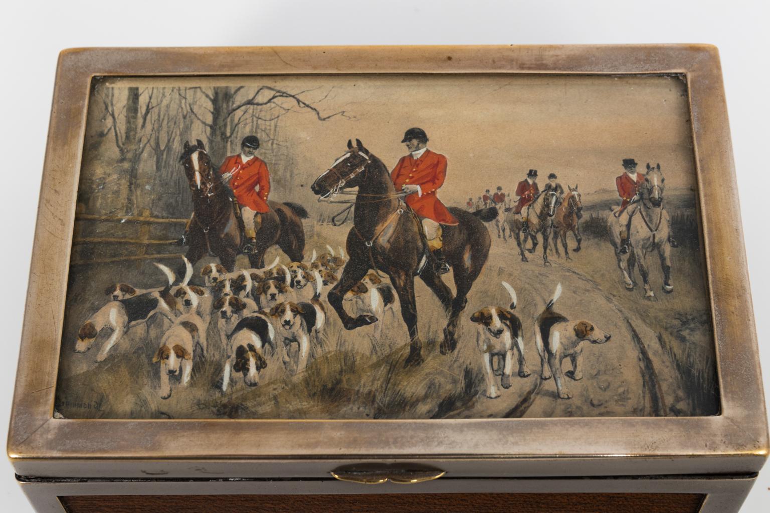 English Hunt Box, circa 1930s 3