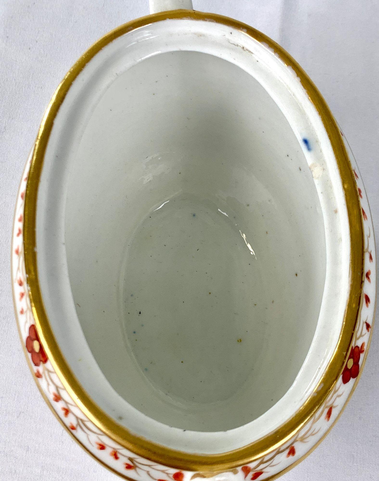 English Imari Hand-Painted Porcelain Sugar Box Circa 1825 4