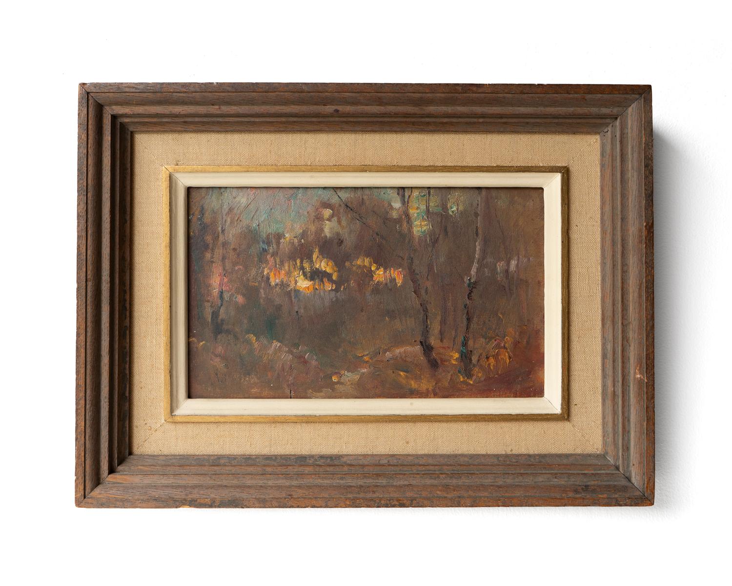 English Impressionist Landscape By James Herbert Snell, Antique Oil Painting In Good Condition For Sale In Bristol, GB