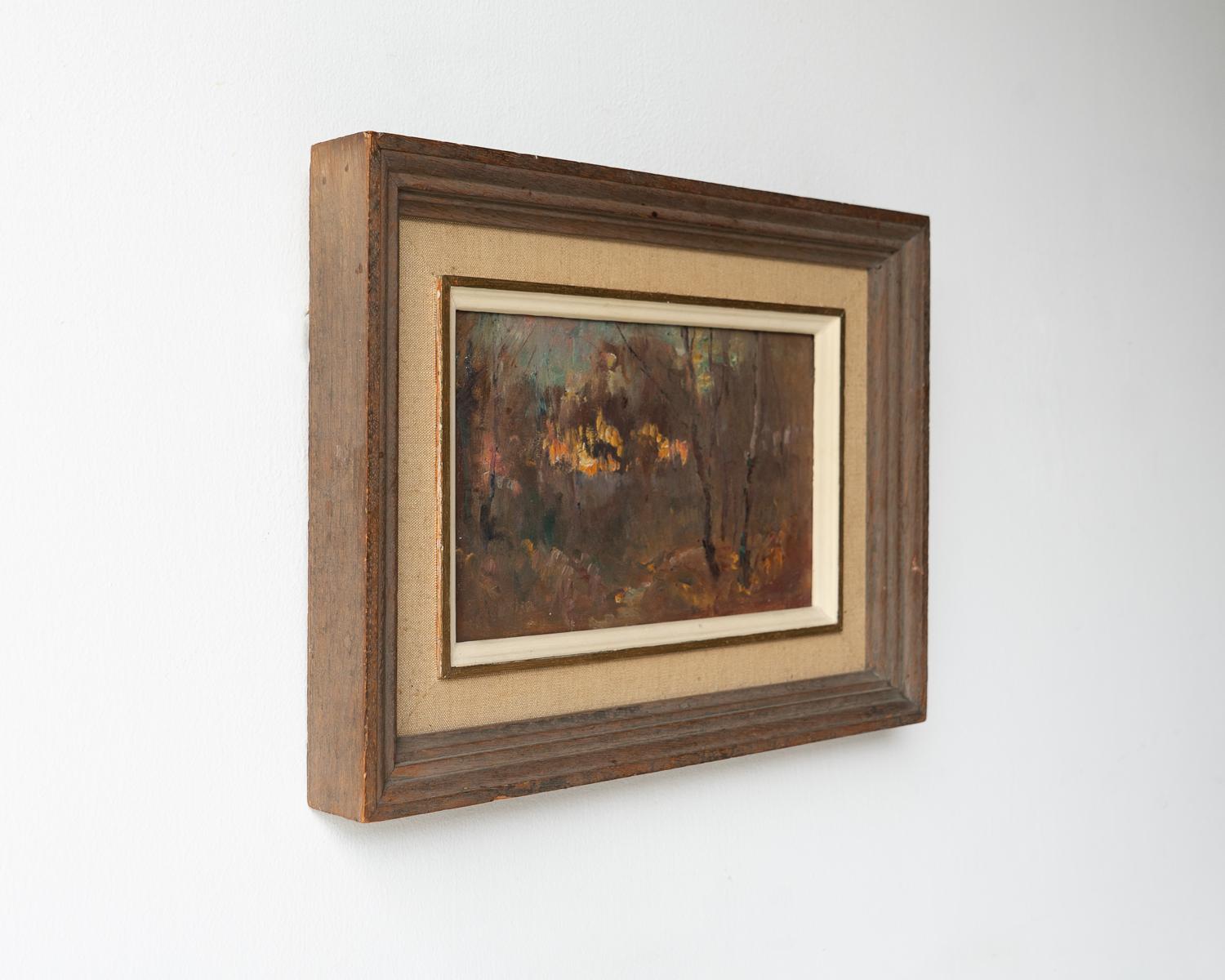 Paysage English Impressionist par A James Herbert Snell, peinture à l'huile ancienne Bon état - En vente à Bristol, GB