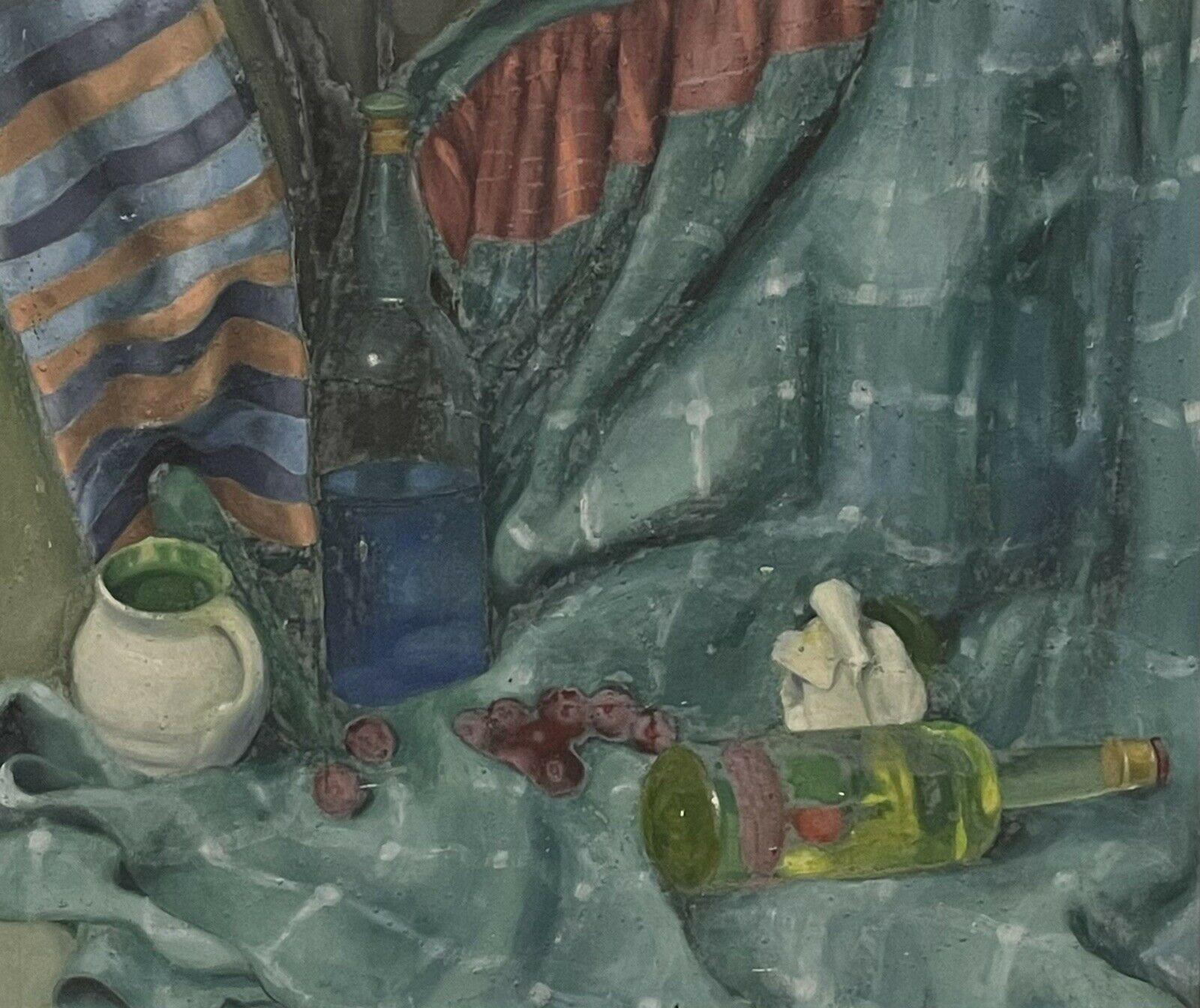 still life on corner of a mantelpiece