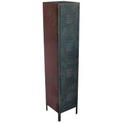 Vintage English Industrial Locker