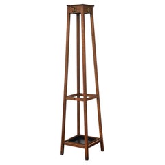 Porte-manteau en chêne massif de style industriel anglais par Astrola
