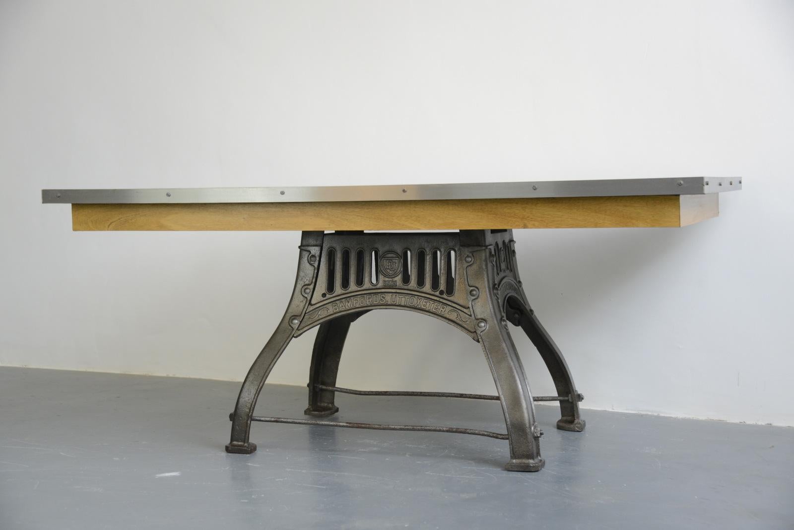 English Industrial Table by Bamfords, circa 1910 In Good Condition In Gloucester, GB