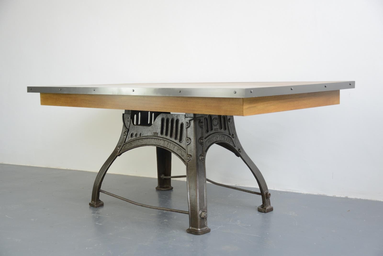 English Industrial Table by Bamfords, circa 1910 1