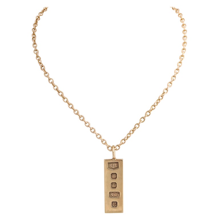 English Ingot Pendant, Sheffield, 1977 at 1stDibs