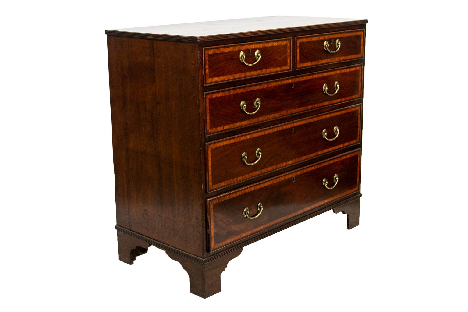English Inlaid Chest For Sale 2