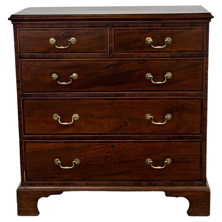 English Inlaid Chest For Sale at 1stDibs
