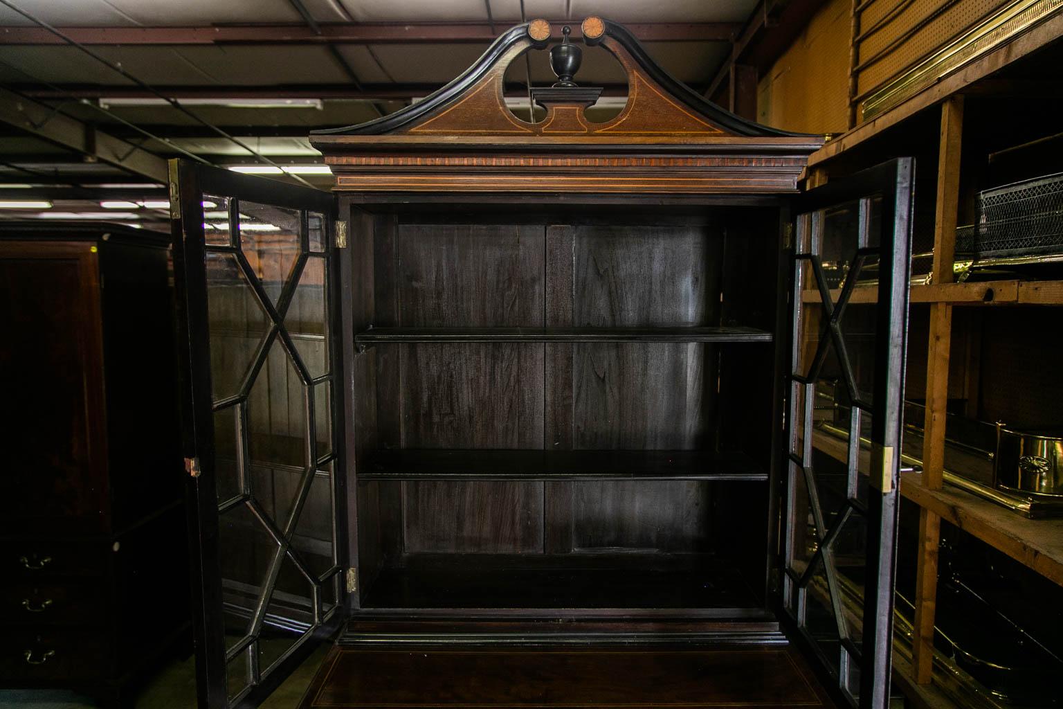 English Inlaid Secretaire For Sale 5