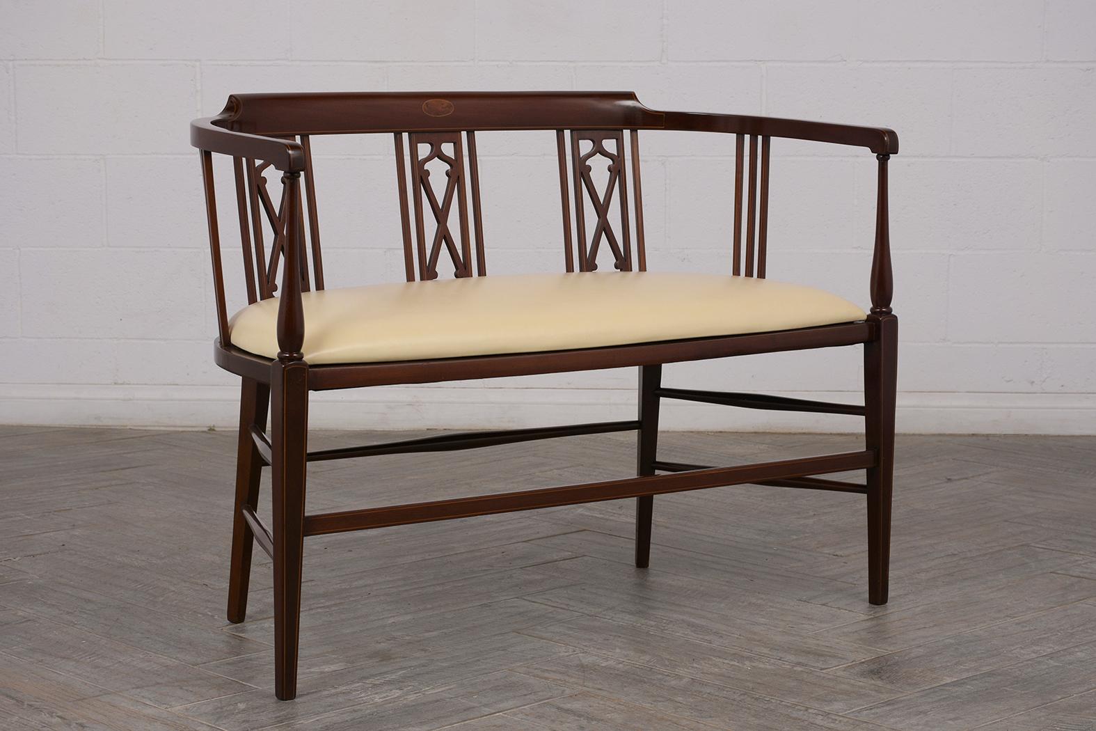 English Regency Bench In Good Condition In Los Angeles, CA