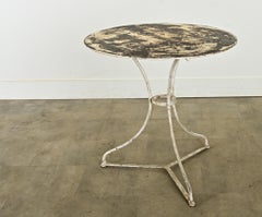 English Iron Round Bistro Table