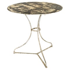English Iron Round Bistro Table