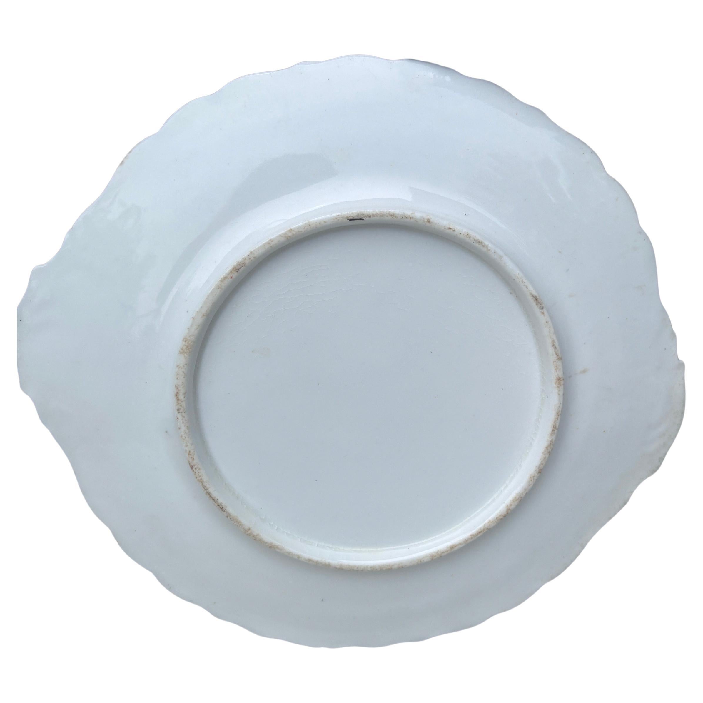 Chinoiseries Plat Chinoiserie en pierre de fer anglaise, vers 1890 en vente