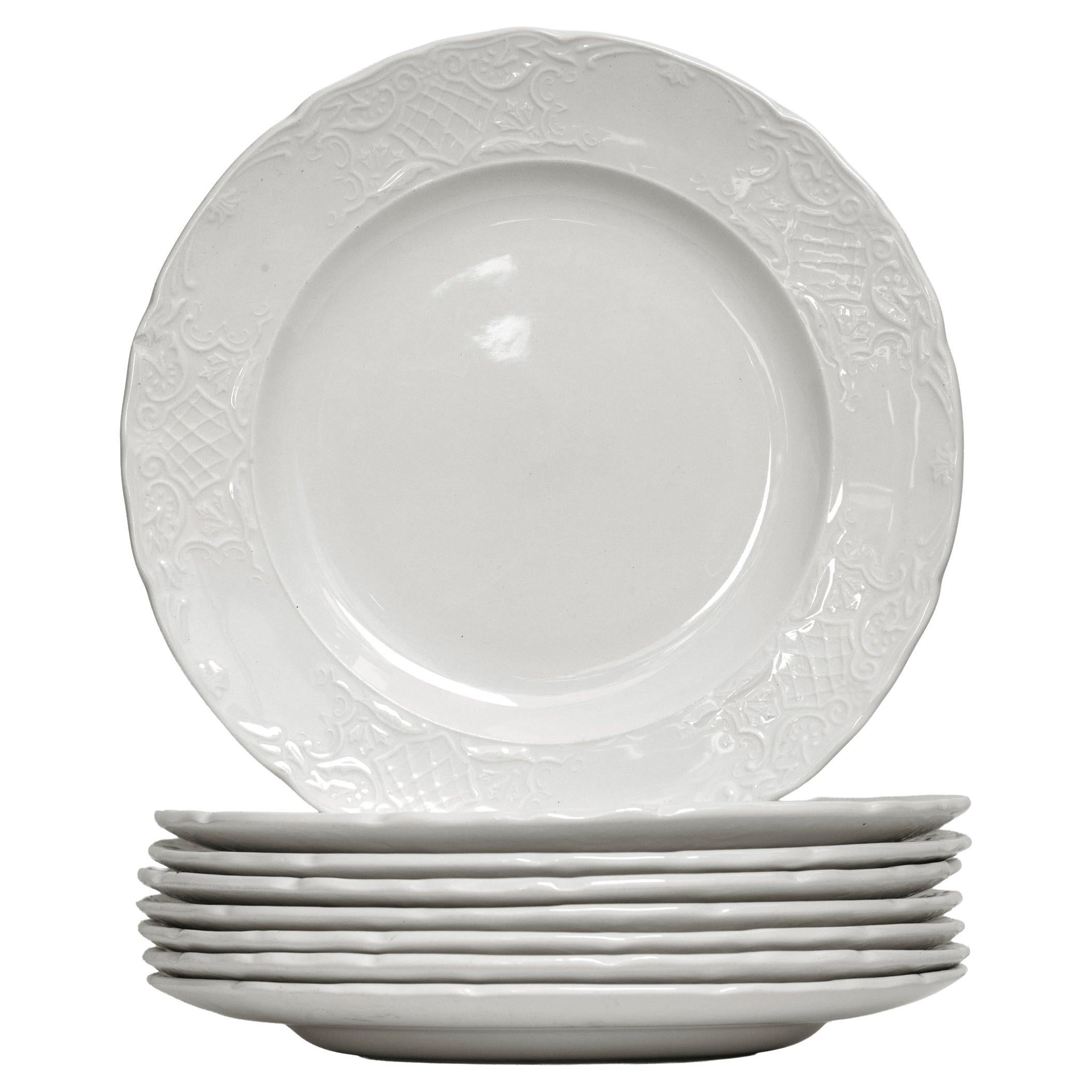 Englischer Eisenstein French Provincial Style Salatteller Satz/8 im Angebot