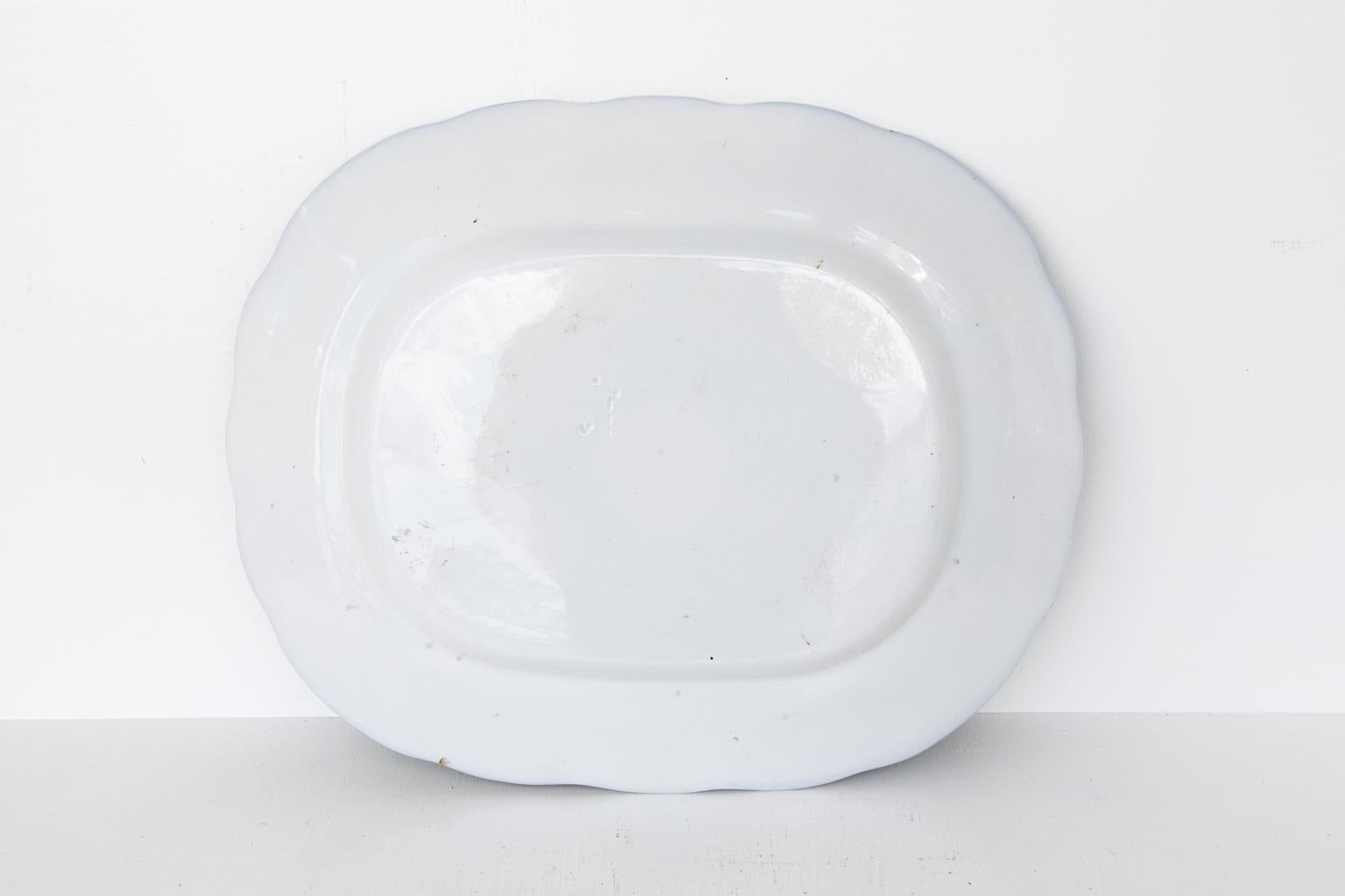English Ironstone Serving Platter For Sale 5
