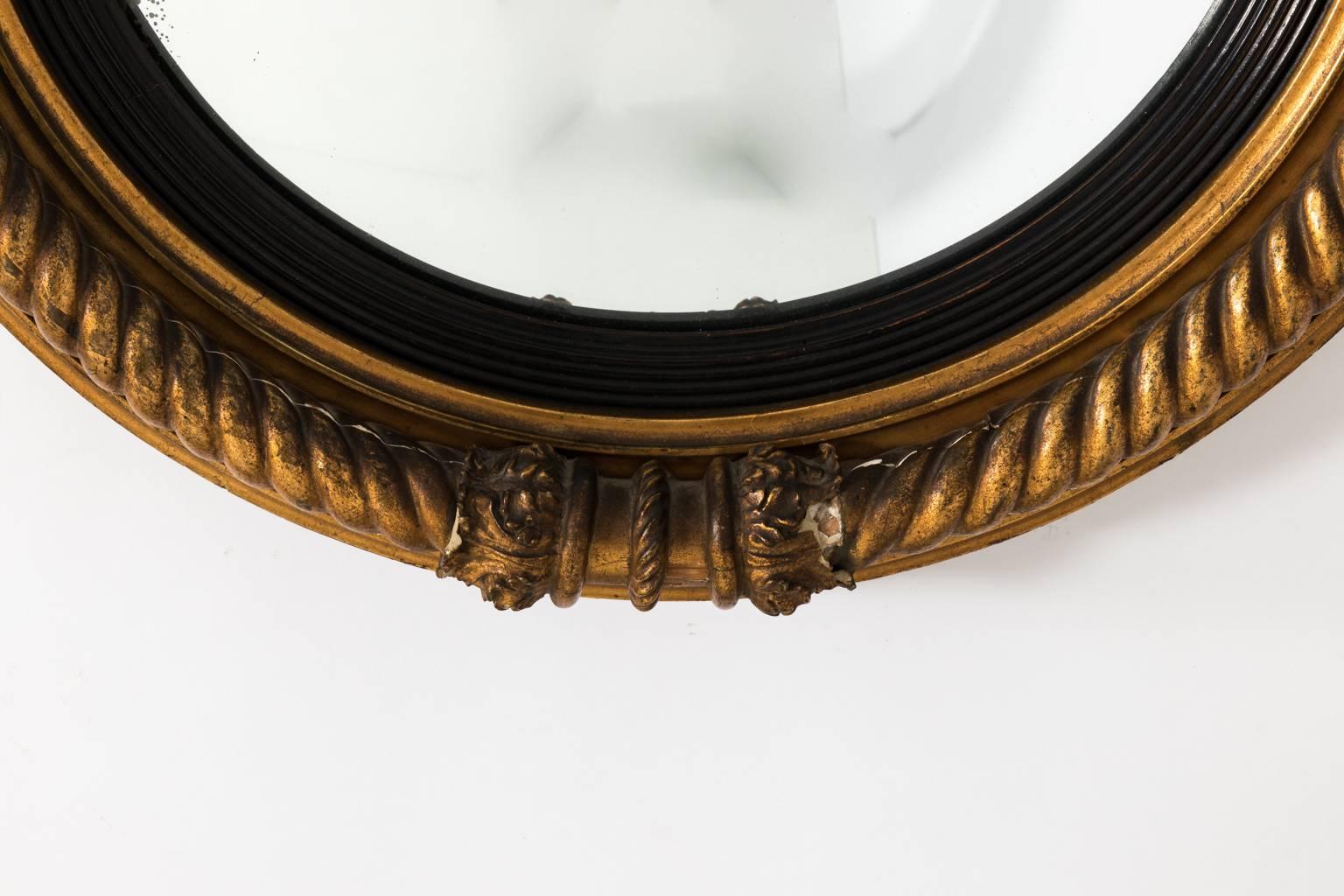 English IV Style Convex Mirror, circa 1835 1