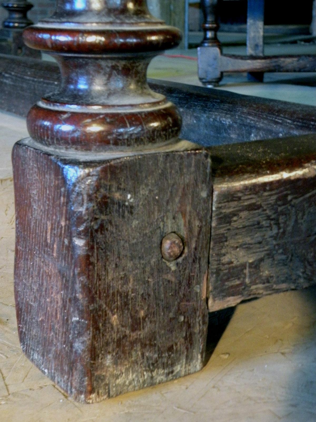 English Jacobean Early 17th Century Oak Long Refectory Table For Sale 7