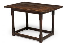 English Jacobean Rectangular Oak Side Table