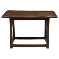 English Jacobean Rectangular Oak Side Table