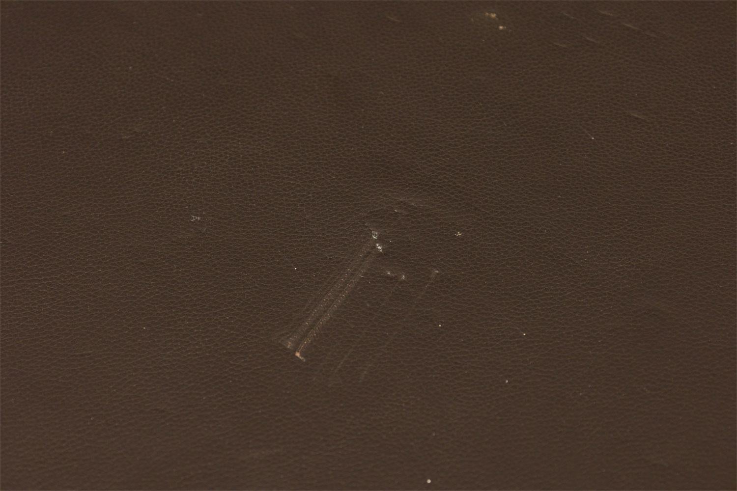 English Jacobean-Style Carved Mahogany Leather Top Console Table For Sale 9