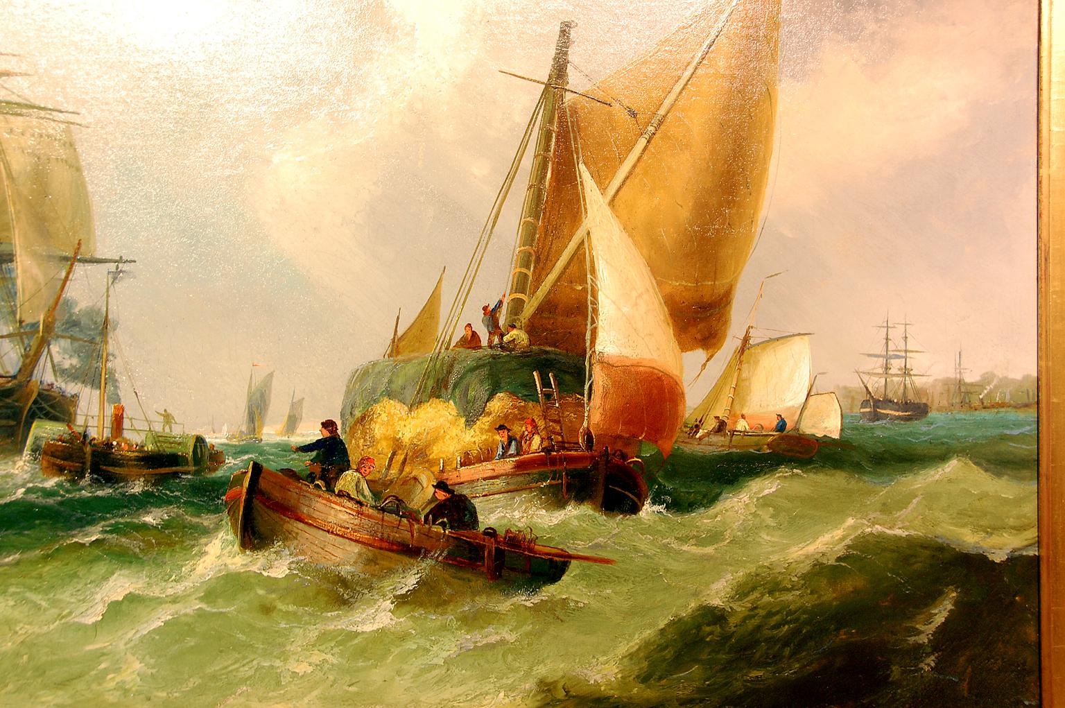 English John Callow Original Oil Painting on Canvas 