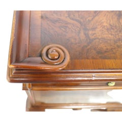 English John Widdicomb Queen Anne Style Walnut & Burl Banded Sideboard c1950