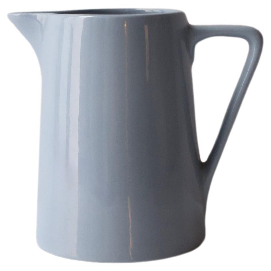 English Johnson Brothers Ceramic Blue Pitcher For Sale