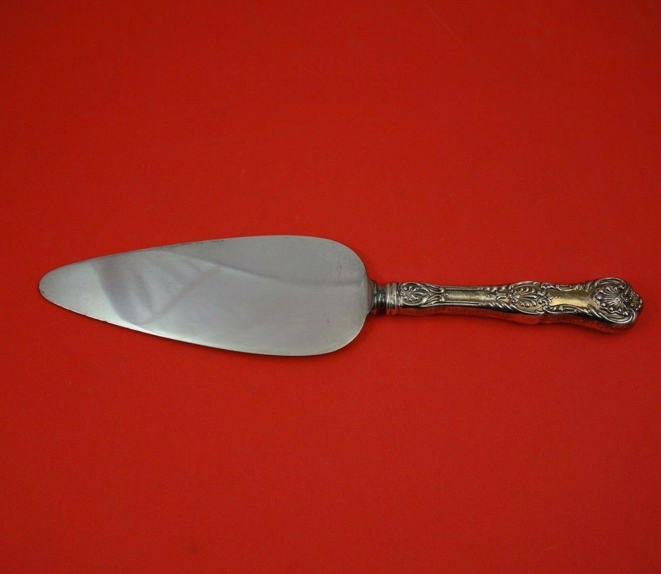 Sterling silver hollow handle with silver plate blade cake server 10