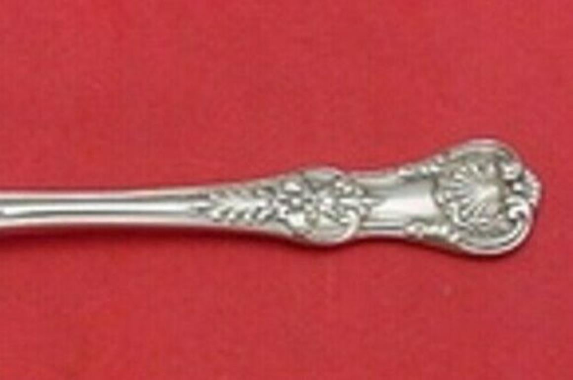 Sterling silver flat handle master butter wavy 7