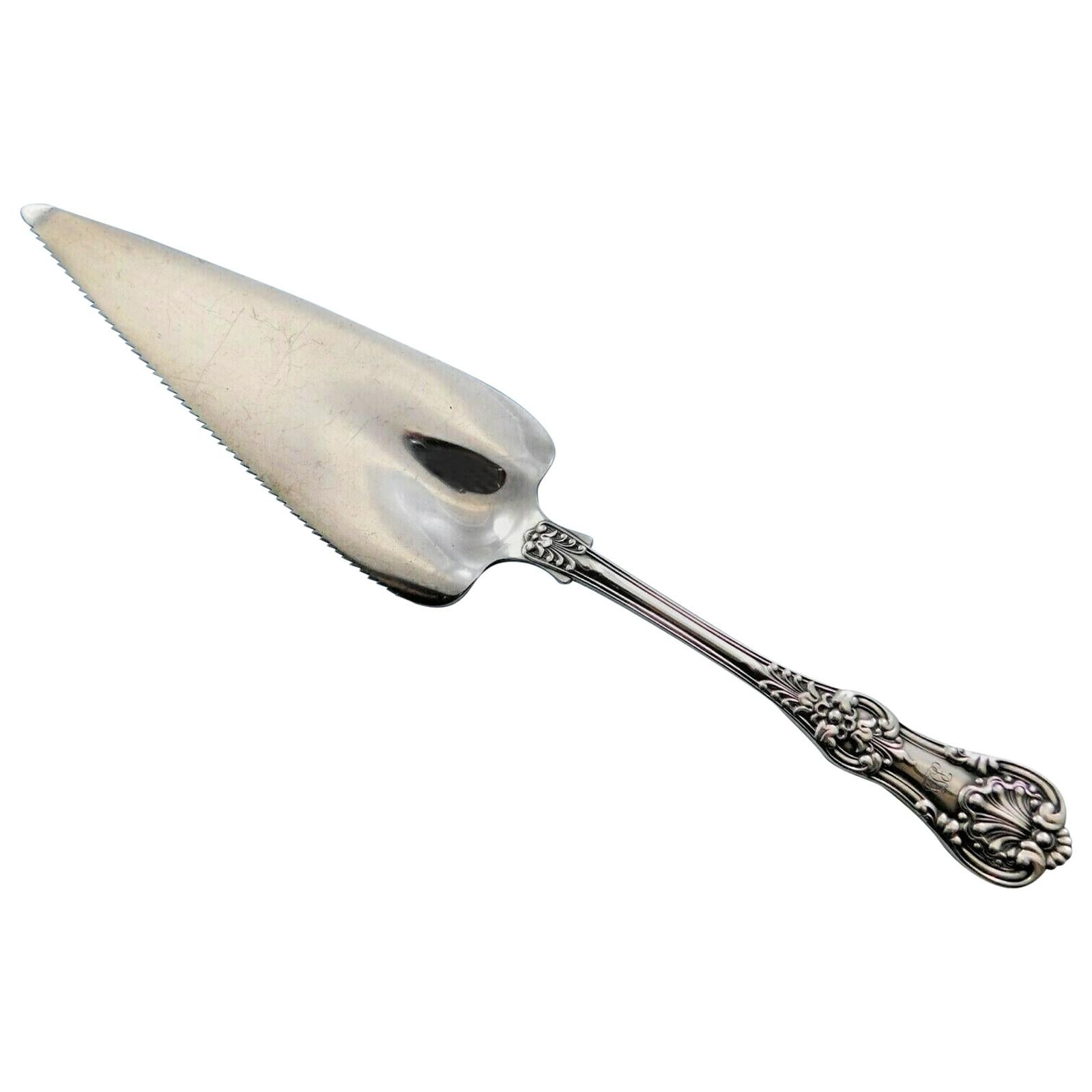 Antique Engraved by Tiffany and Co. Sterling Silver Pie Server AS For