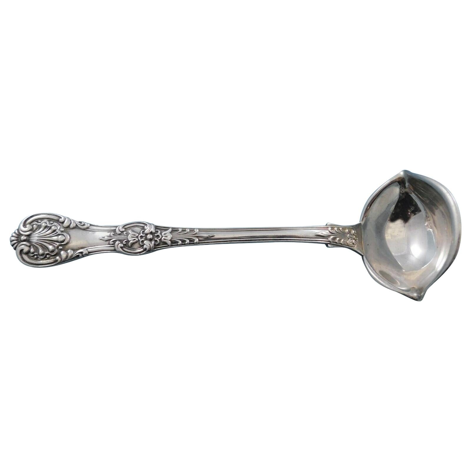 Very Large Sterling Silver Soup/Punch Ladle at 1stDibs