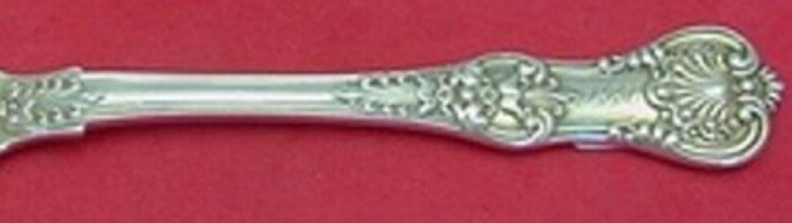 Sterling silver salad fork 4-tine 6 3/4