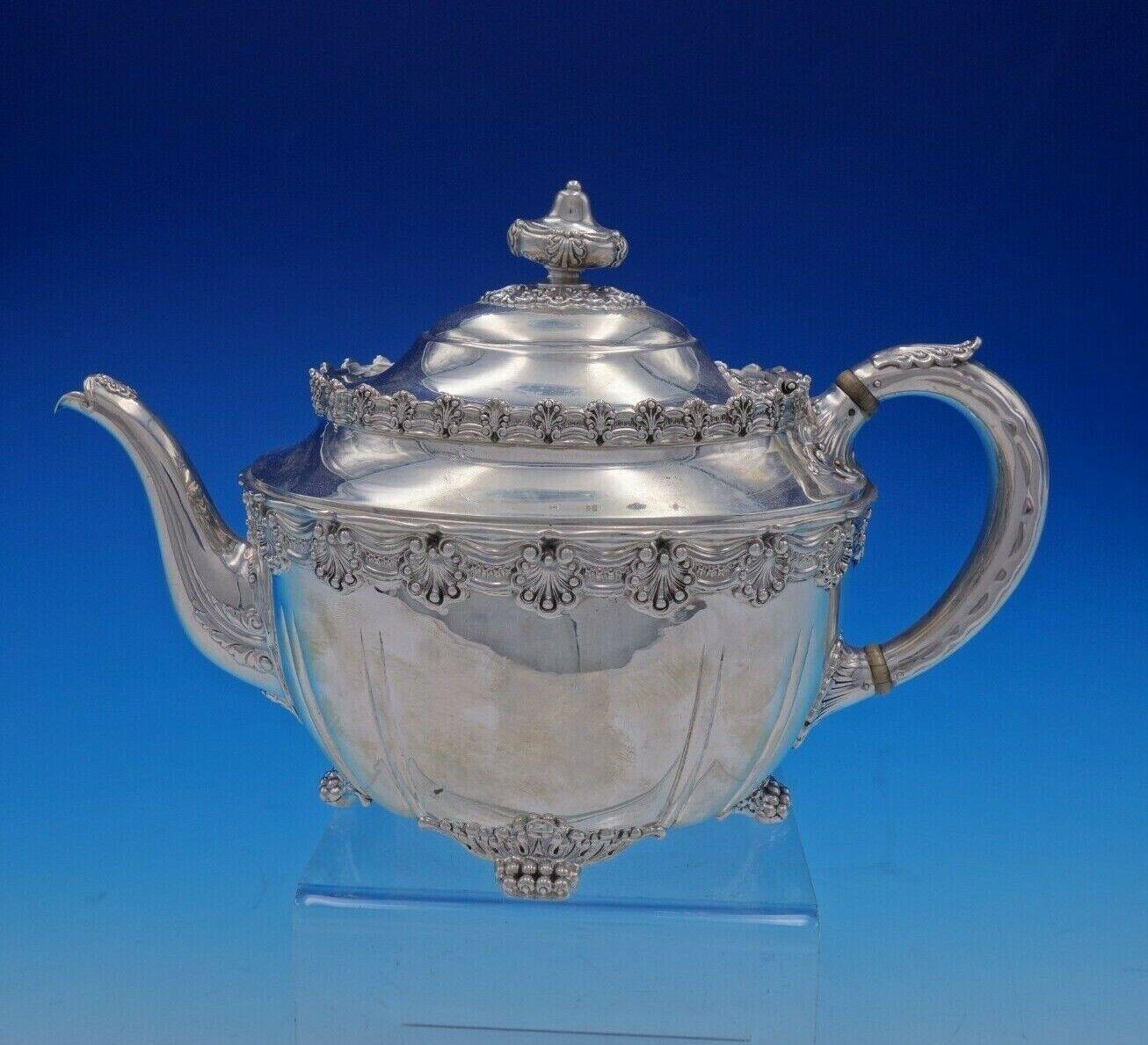 English King by Tiffany and Co Sterling Silver Tea Set 6pc '#3346' Fabulous 3