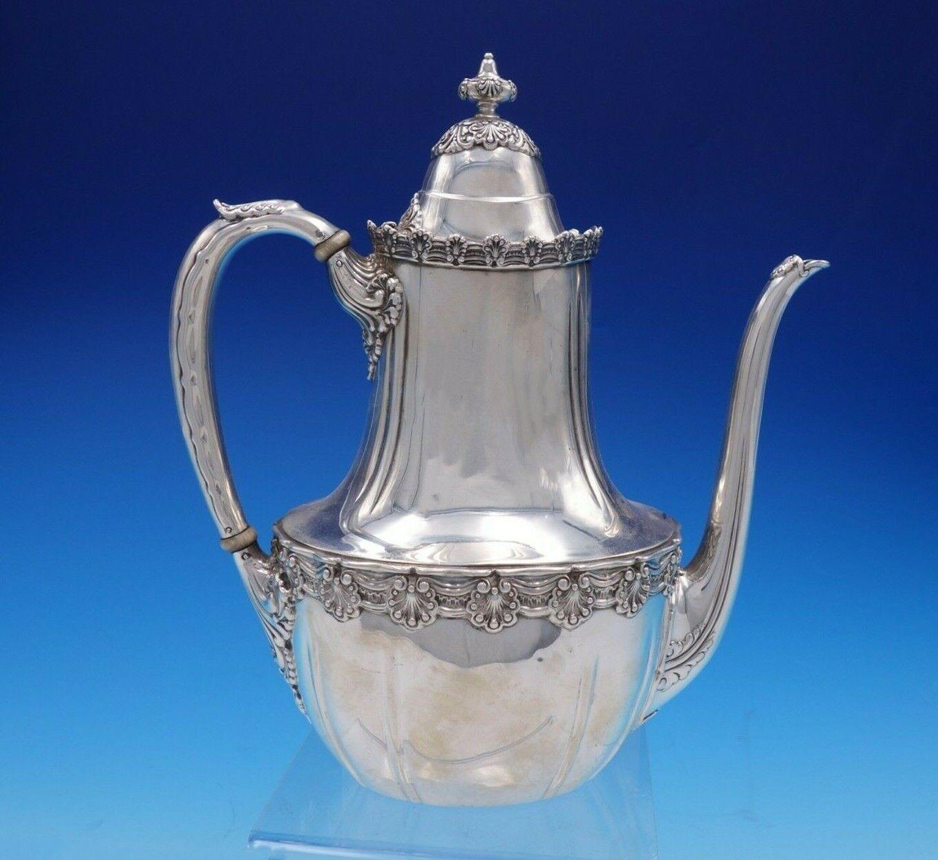 English King by Tiffany and Co Sterling Silver Tea Set 6pc '#3346' Fabulous 4