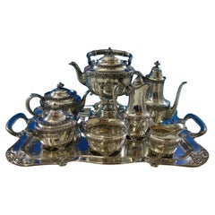 English King by Tiffany and Co Sterling Silver Tea Set 8-Piece '#4811' Fabulous!