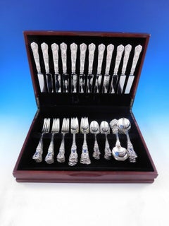 Rey inglés de Tiffany & Co. Juego de Cubiertos de Plata de Ley 12 Servicio 60 piezas