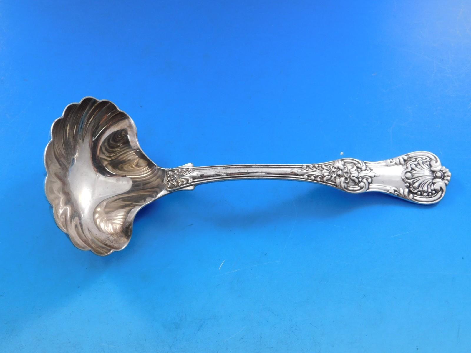 Set di posate in argento Sterling King by Tiffany & Co. 12 Servizio 77 pezzi In condizioni ottime in vendita a Big Bend, WI