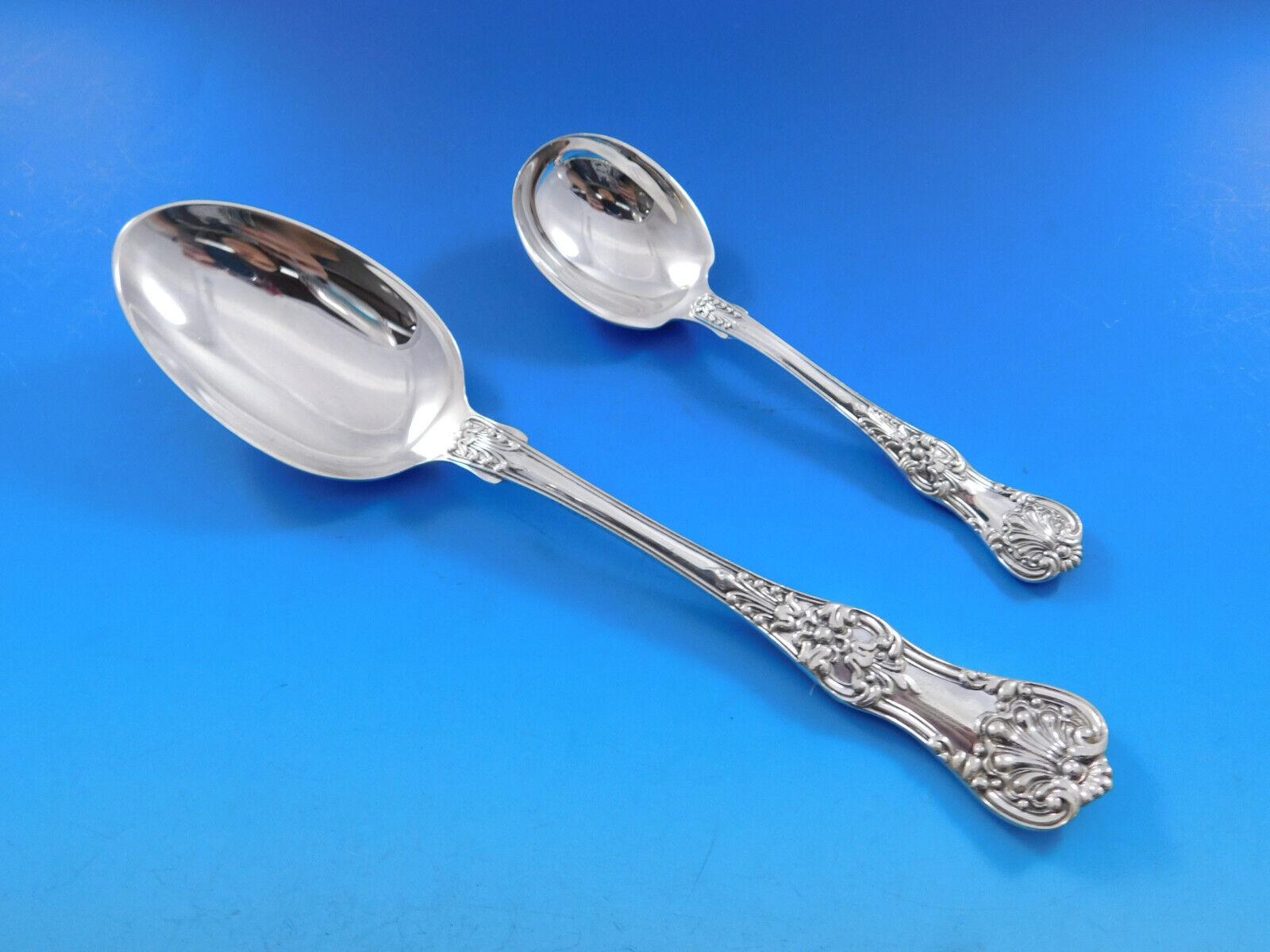 Juego de Cubiertos de Plata de Ley English King by Tiffany & Co Servicio de Cena 69 uds. en venta 4